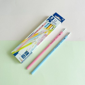 (연필캡 무료)스테들러 파스텔 연필 132 43 HB/2B 1갑(12개입)  / 미술 초등