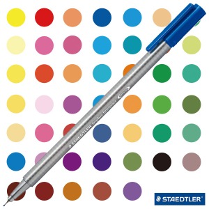 스테들러 화인라이너 334 낱색 60가지 색상