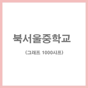 북서울중학교 개인결제창(그래프1000  PG1005)