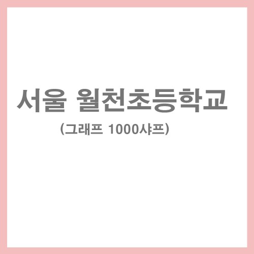 서울 월천초등학교 개인결제창(펜텔 그래프100샤프 57개)